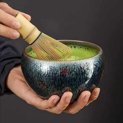 Glacier Matcha Bowl Matcha Bowls Tenmokus