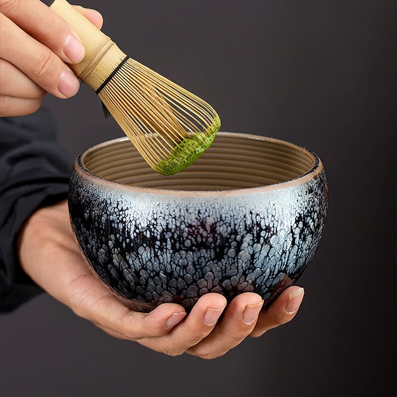 Sunrise Handmade Tenmoku Matcha Bowl | Tenmokus