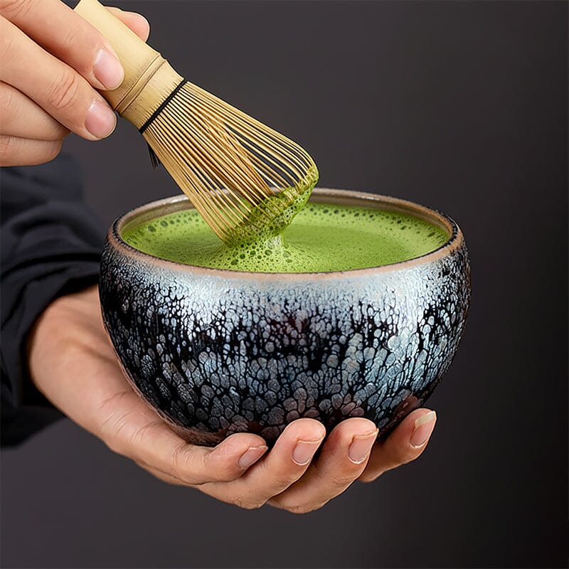 Sunrise Handmade Tenmoku Matcha Bowl | Tenmokus