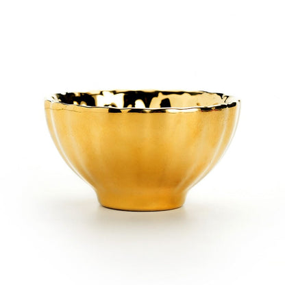 Vivid Gold Tea Cup Tenmokus
