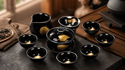 Arktis - Jianzhan Tenmoku tea cup by Tenmokus detail photo 29