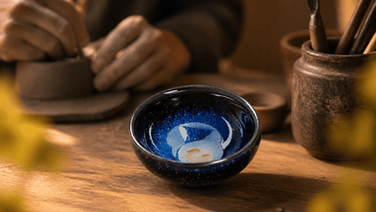 Arktis - Jianzhan Tenmoku tea cup by Tenmokus detail photo 42