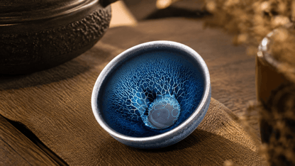 Arctic - Jianzhan Tenmoku tea cup by Tenmokus detail photo 64