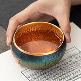 Golden Magic Tea Cup Tenmokus