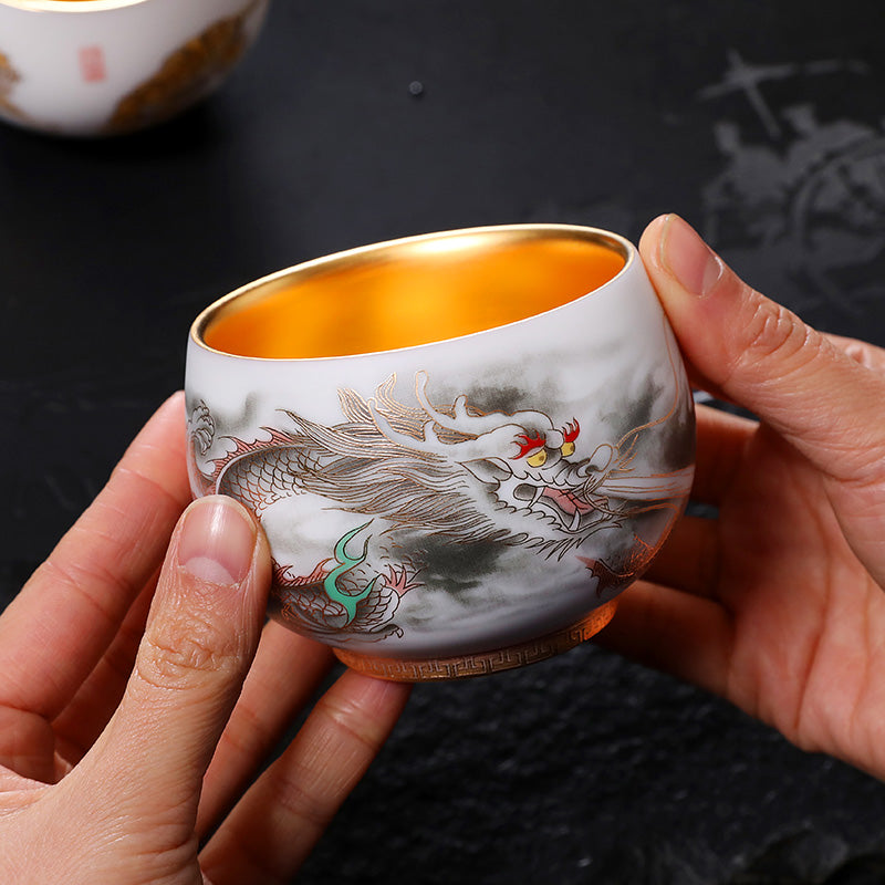 The Dragon Tea Cup Tenmokus