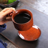 Orange Coffee Cup Coffee Cup Tenmokus