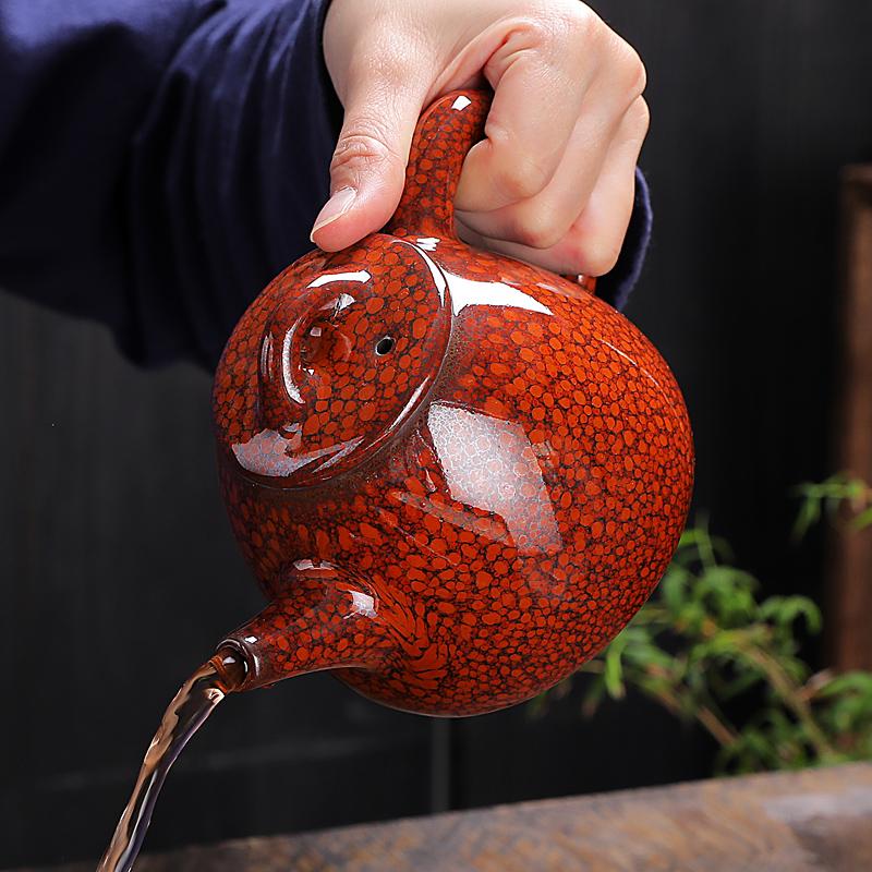 Orange Teapot Teapot Tenmokus