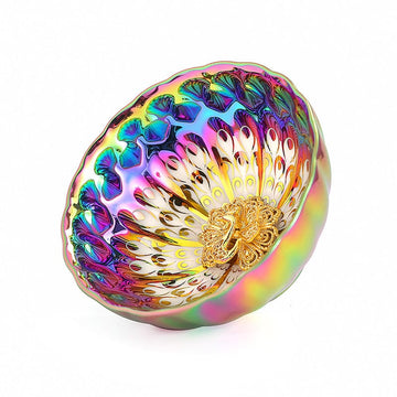 Vivid Peacock Tea Cup Tenmokus product image