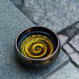 Swirl Tea Cup Tenmokus
