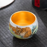 The Tiger Tea Cup Tenmokus