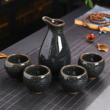 Wood Sake Set Sake Set Tenmokus product image